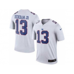 New York Giants #13 Odell Beckham Jr White Color Rush Limited Jerseys