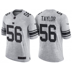 New York Giants #56 Lawrence Taylor 2016 Gridiron Gray II NFL Limited Jersey