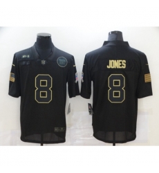 New York Giants #8 Daniel Jones Black Nike 2020 Salute To Service Limited Jersey New York Giants #8 Daniel Jones Black Nike 2020 Salute To Service Limited Jersey