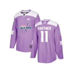 Washington Capitals #11 Mike Gartner Purple Authentic Fights Cancer Stitched NHL Jersey Washington Capitals #11 Mike Gartner Purple Authentic Fights Cancer Stitched NHL Jersey