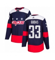Washington Capitals #33 Radko Gudas Authentic Navy Blue 2018 Stadium Series Hockey Jersey