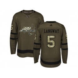 Washington Capitals #5 Rod Langway Green Salute to Service Stitched NHL Jersey Washington Capitals #5 Rod Langway Green Salute to Service Stitched NHL Jersey