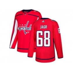 Washington Capitals #68 Jaromir Jagr Red Home Authentic Stitched NHL Jersey Washington Capitals #68 Jaromir Jagr Red Home Authentic Stitched NHL Jersey