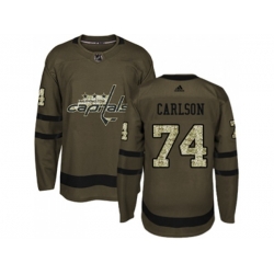 Washington Capitals #74 John Carlson Green Salute to Service Stitched NHL Jersey Washington Capitals #74 John Carlson Green Salute to Service Stitched NHL Jersey