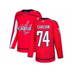 Washington Capitals #74 John Carlson Red Home Authentic Stitched NHL Jersey Washington Capitals #74 John Carlson Red Home Authentic Stitched NHL Jersey