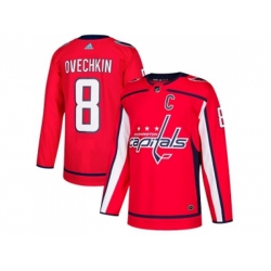 Washington Capitals #8 Alex Ovechkin Red Home Authentic Stitched NHL Jersey Washington Capitals #8 Alex Ovechkin Red Home Authentic Stitched NHL Jersey