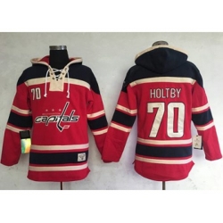 Washington Capitals #70 Braden Holtby Red Sawyer Hooded Sweatshirt Stitched NHL Jersey Washington Capitals #70 Braden Holtby Red Sawyer Hooded Sweatshirt Stitched NHL Jersey