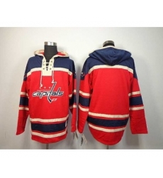 Washington Capitals Blank Red [pullover hooded sweatshirt]
