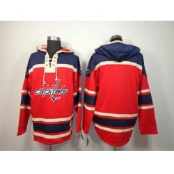 Washington Capitals Blank Red [pullover hooded sweatshirt]