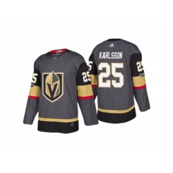 Vegas Golden Knights #25 William Karlsson Steel Grey 2017-2018 Season Jersey Vegas Golden Knights #25 William Karlsson Steel Grey 2017-2018 Season Jersey