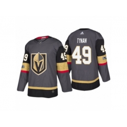 Vegas Golden Knights #49 T.J. Tynan Steel Grey 2017-2018 Season Jersey Vegas Golden Knights #49 T.J. Tynan Steel Grey 2017-2018 Season Jersey