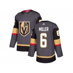 Vegas Golden Knights #6 Colin Miller Authentic Gray Home NHL Jersey Vegas Golden Knights #6 Colin Miller Authentic Gray Home NHL Jersey