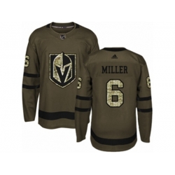 Vegas Golden Knights #6 Colin Miller Authentic Green Salute to Service NHL Jersey Vegas Golden Knights #6 Colin Miller Authentic Green Salute to Service NHL Jersey