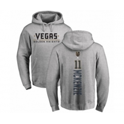 Vegas Golden Knights #11 Curtis McKenzie Gray Backer Pullover Hoodie