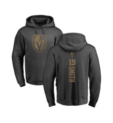 Vegas Golden Knights #19 Reilly Smith Charcoal One Color Backer Pullover Hoodie