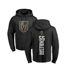 Vegas Golden Knights #55 Keegan Kolesar Black Backer Pullover Hoodie