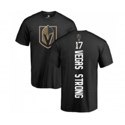 Vegas Golden Knights #17 Vegas Strong Black Backer T-Shirt