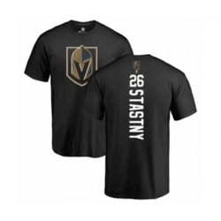Vegas Golden Knights #26 Paul Stastny Black Backer T-Shirt