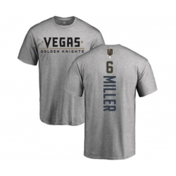 Vegas Golden Knights #6 Colin Miller Gray Backer T-Shirt