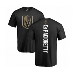 Vegas Golden Knights #67 Max Pacioretty Black Backer T-Shirt