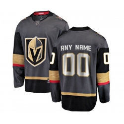 Vegas Golden Knights Customized Authentic Black Home Fanatics Branded Breakaway Hockey Jersey