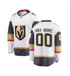 Vegas Golden Knights Customized Authentic White Away Fanatics Branded Breakaway Hockey Jersey