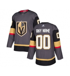 Vegas Golden Knights Customized Premier Gray Home Hockey Jersey
