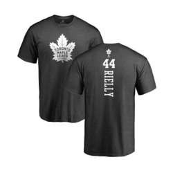 Toronto Maple Leafs #44 Morgan Rielly Charcoal One Color Backer T-Shirt Toronto Maple Leafs #44 Morgan Rielly Charcoal One Color Backer T-Shirt