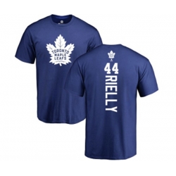 Toronto Maple Leafs #44 Morgan Rielly Royal Blue Backer T-Shirt Toronto Maple Leafs #44 Morgan Rielly Royal Blue Backer T-Shirt