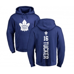 Toronto Maple Leafs #16 Darcy Tucker Royal Blue Backer Pullover Hoodie Toronto Maple Leafs #16 Darcy Tucker Royal Blue Backer Pullover Hoodie