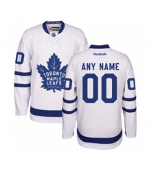 Toronto Maple Leafs Custom Reebok White Away Hockey NHL Jersey