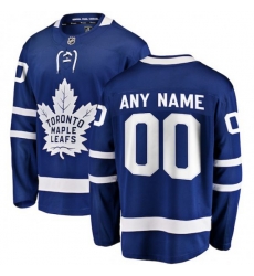 Toronto Maple Leafs Customized Fanatics Branded Blue Home Breakaway NHL Jersey3