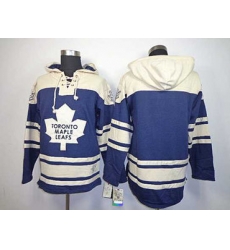 Toronto Maple Leafs customized maple leafs blue-cream[pullover hooded sweatshirt]