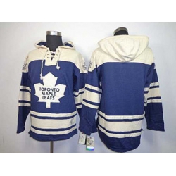 Toronto Maple Leafs customized maple leafs blue-cream[pullover hooded sweatshirt]