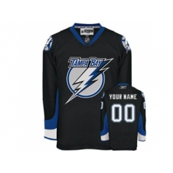 Tampa Bay Lightning Customized Jersey Black Home man hockey Tampa Bay Lightning Customized Jersey Black Home man hockey