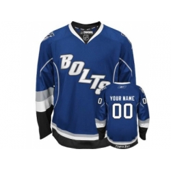 Tampa Bay Lightning Customized Jersey Blue Third man Hockey Tampa Bay Lightning Customized Jersey Blue Third man Hockey