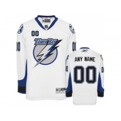 Tampa Bay Lightning Customized Jersey White Road man Hockey Tampa Bay Lightning Customized Jersey White Road man Hockey