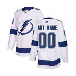 Tampa Bay Lightning Customized White Road Hockey NHL Jersey Tampa Bay Lightning Customized White Road Hockey NHL Jersey