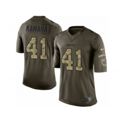 New Orleans Saints #41 Alvin Kamara Limited Green Salute to Service NFL Jersey
