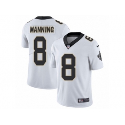New Orleans Saints #8 Archie Manning Vapor Untouchable Limited White NFL Jersey