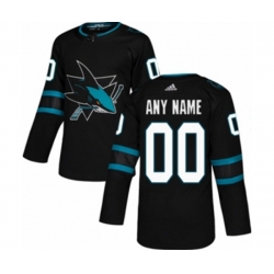 San Jose Sharks Customized Premier Black Alternate NHL Jersey San Jose Sharks Customized Premier Black Alternate NHL Jersey