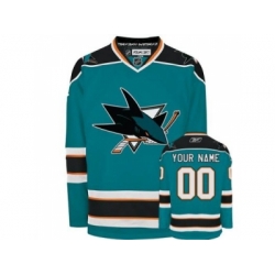 San Jose Sharks customized Jersey Blue home man hockey San Jose Sharks customized Jersey Blue home man hockey