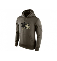 San Jose Sharks Nike Salute To Service NHL Hoodie