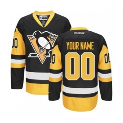 Pittsburgh Penguins Customized Premier Black-Gold Third NHL Jersey