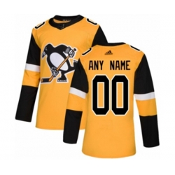 Pittsburgh Penguins Customized Premier Gold Alternate NHL Jersey