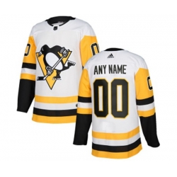 Pittsburgh Penguins Customized Premier White Away NHL Jersey
