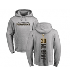 NHL Adidas Pittsburgh Penguins #30 Matt Murray Ash Backer Pullover Hoodie