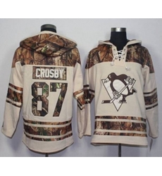 Pittsburgh Penguins #87 Sidney Crosby Cream Camo Stitched NHL Jersey