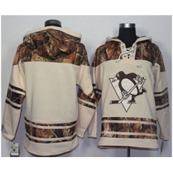 Pittsburgh Penguins Blank Cream Camo Stitched NHL Jersey