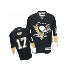 Pittsburgh Penguins #17 Bryan Rust Black Home Stitched NHL Jersey
